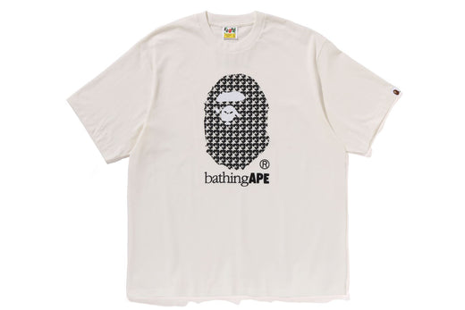 STA HOUNDSTOOTH BY BATHING APE RELAXED FIT TEE