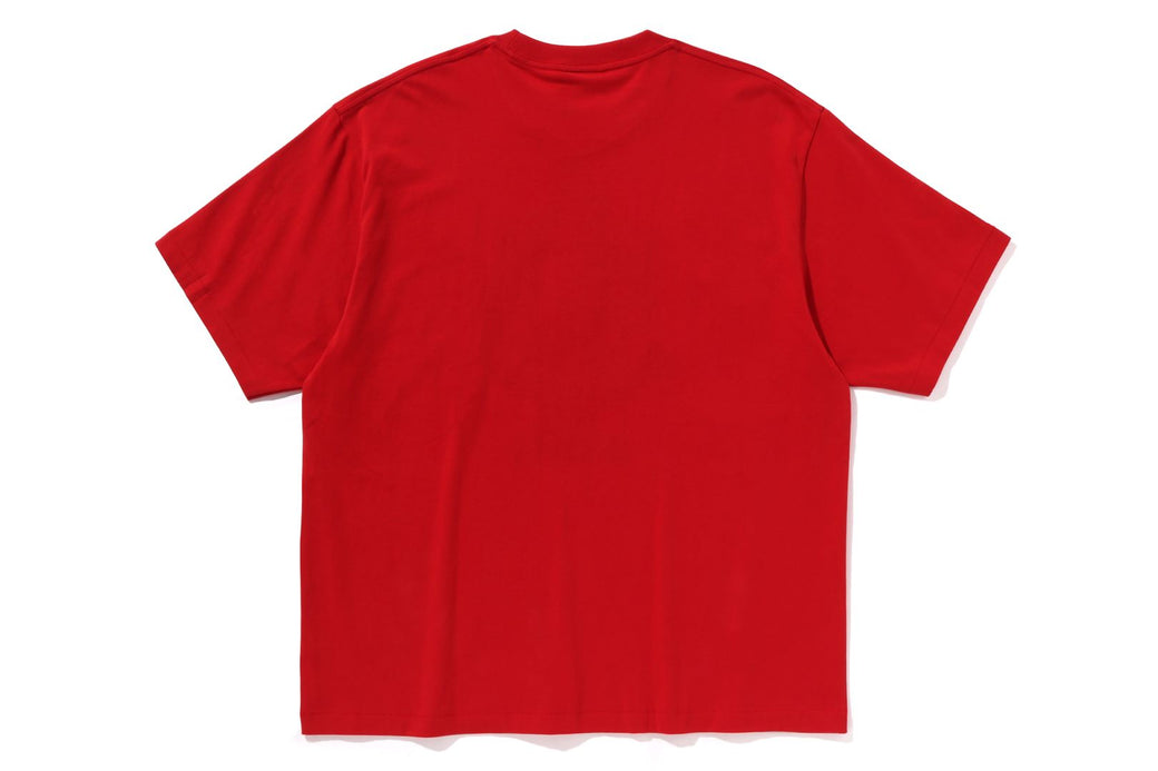 【BAPE】SPRAY PRINT COLLEGE LOGO RELAXED FIT TEE 要在庫確認 A BATHING APE® Water Print College Relaxed Fit Tee | Bape