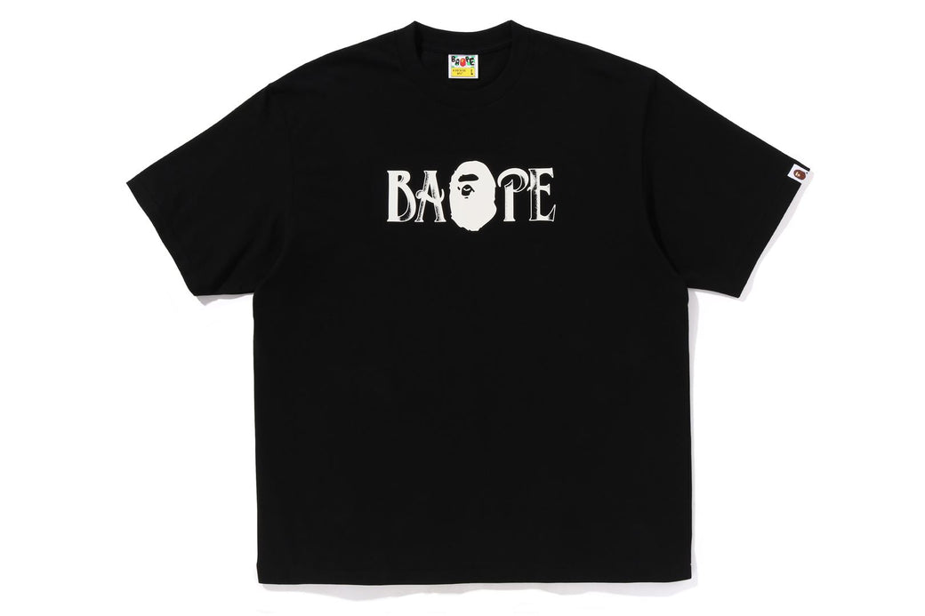 SCREEN PRINT LOGO RELAXED FIT TEE bape