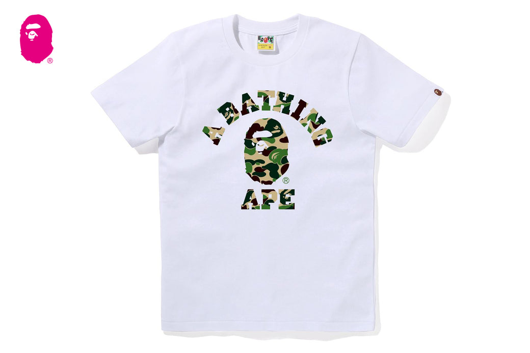トップス BAPE ABC CAMO BABY MILO COLLEGE TEE Kid's Abc Camo Baby Milo College Tee - Blue – Feature