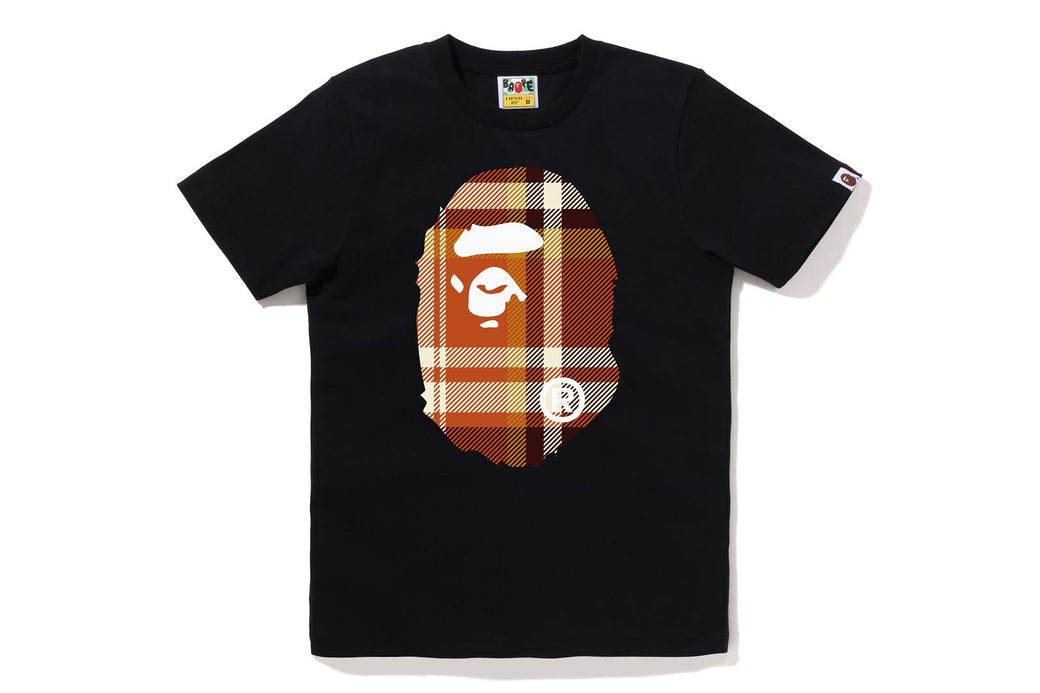 Bape head t shirt best sale