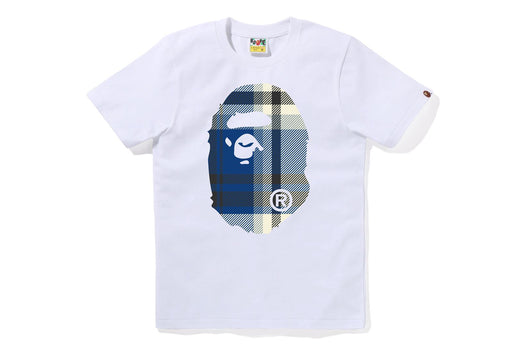 BAPE CHECK BIG APE HEAD TEE