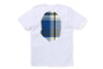 BAPE CHECK BIG APE HEAD TEE