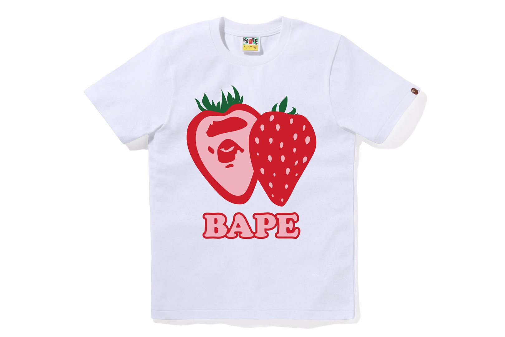 APE STRAWBERRY Tシャツ IVE ユジン着用 ホワイト Lサイズ