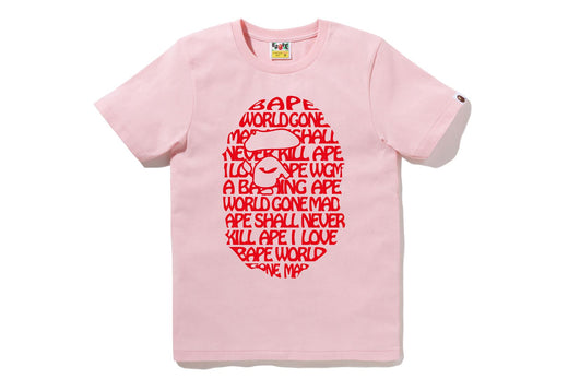 TEXT APE HEAD TEE