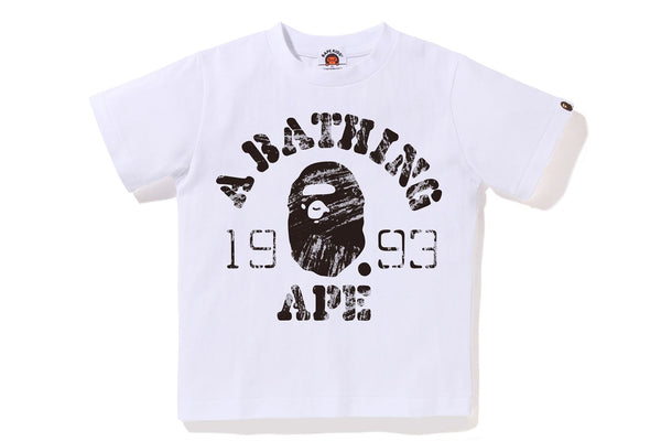 STENCIL COLLEGE TEE | bape.com