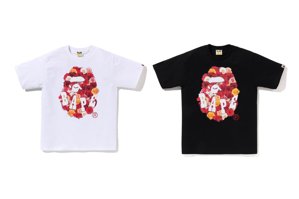 ROSE APE HEAD TEE | bape.com