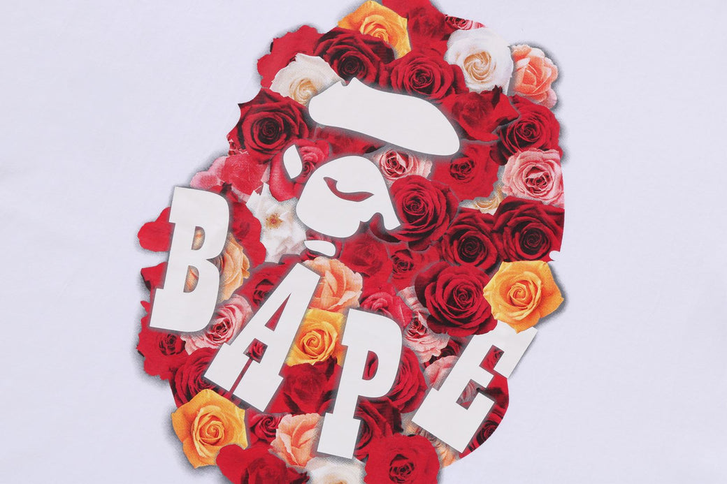 ROSE APE HEAD TEE | bape.com