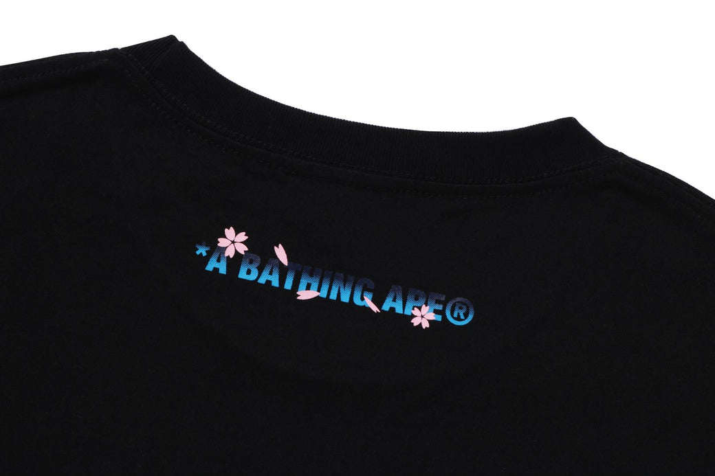 SAKURA PHOTO APE HEAD TEE | bape.com