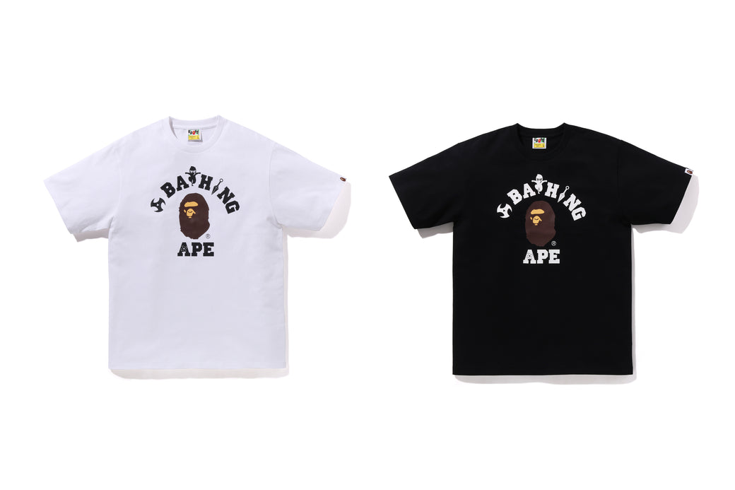 【A BATHING APE】2色展開 NINJA COLLEGE TEE UNISEX 要在庫確認 JAPAN APE HEAD TEE JAPAN COLLEGE CITY TEE 2025年3月8日(土