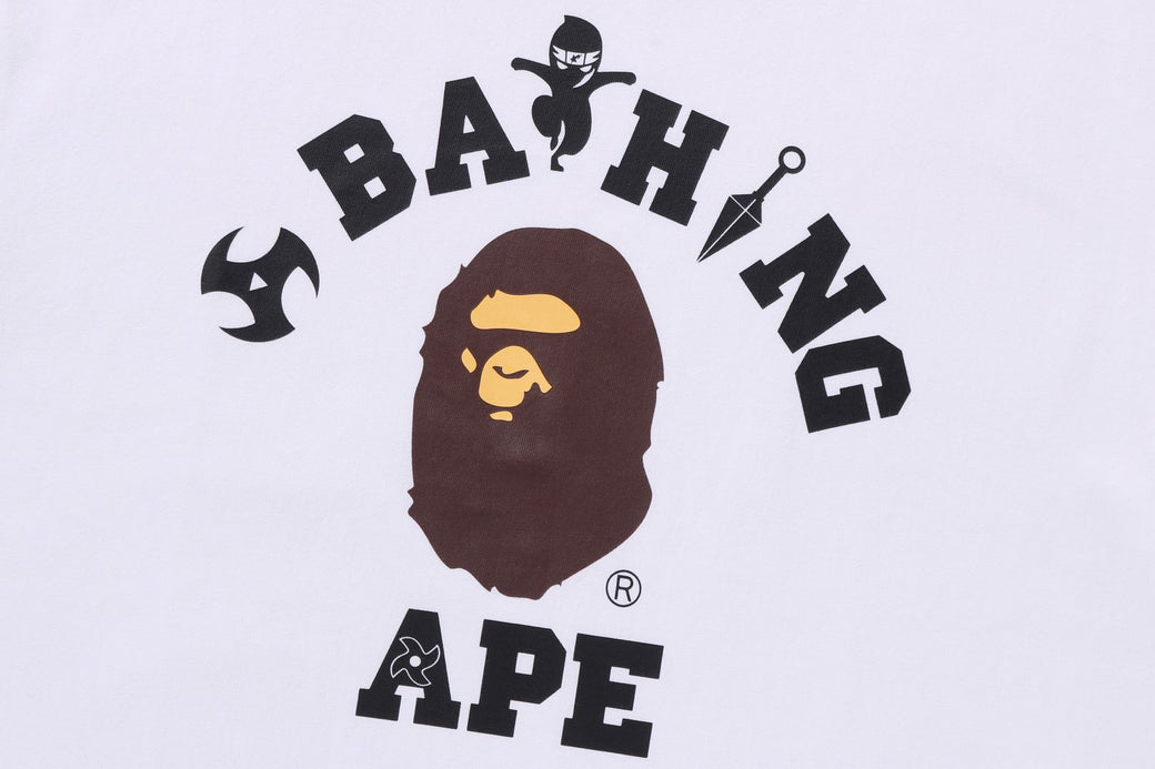 【A BATHING APE】2色展開 NINJA COLLEGE TEE UNISEX 要在庫確認 JAPAN APE HEAD TEE JAPAN COLLEGE CITY TEE 2025年3月8日(土