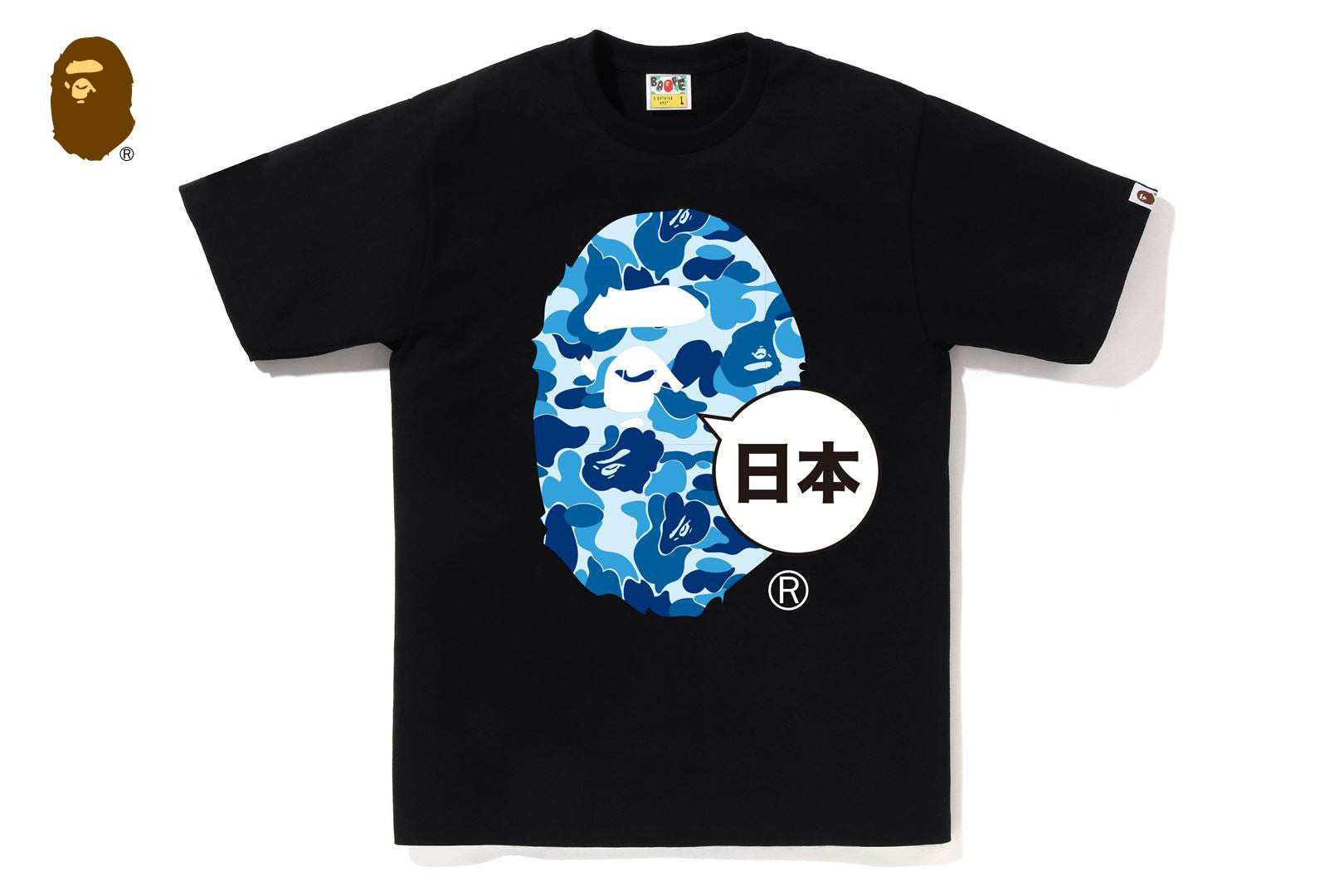 【関税・送料込み】A BATHING APE DENIM BIG APE HEAD TEE JAPAN BIG APE HEAD TEE | bape.com