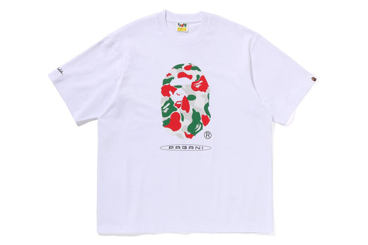 【 BAPE X PAGANI 】CAMO APE HEAD RELAXED FIT TEE