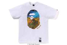 【 BAPE X VGM 】APE HEAD CANVAS ART TEE