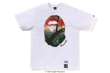 【 BAPE X VGM 】APE HEAD CANVAS ART TEE