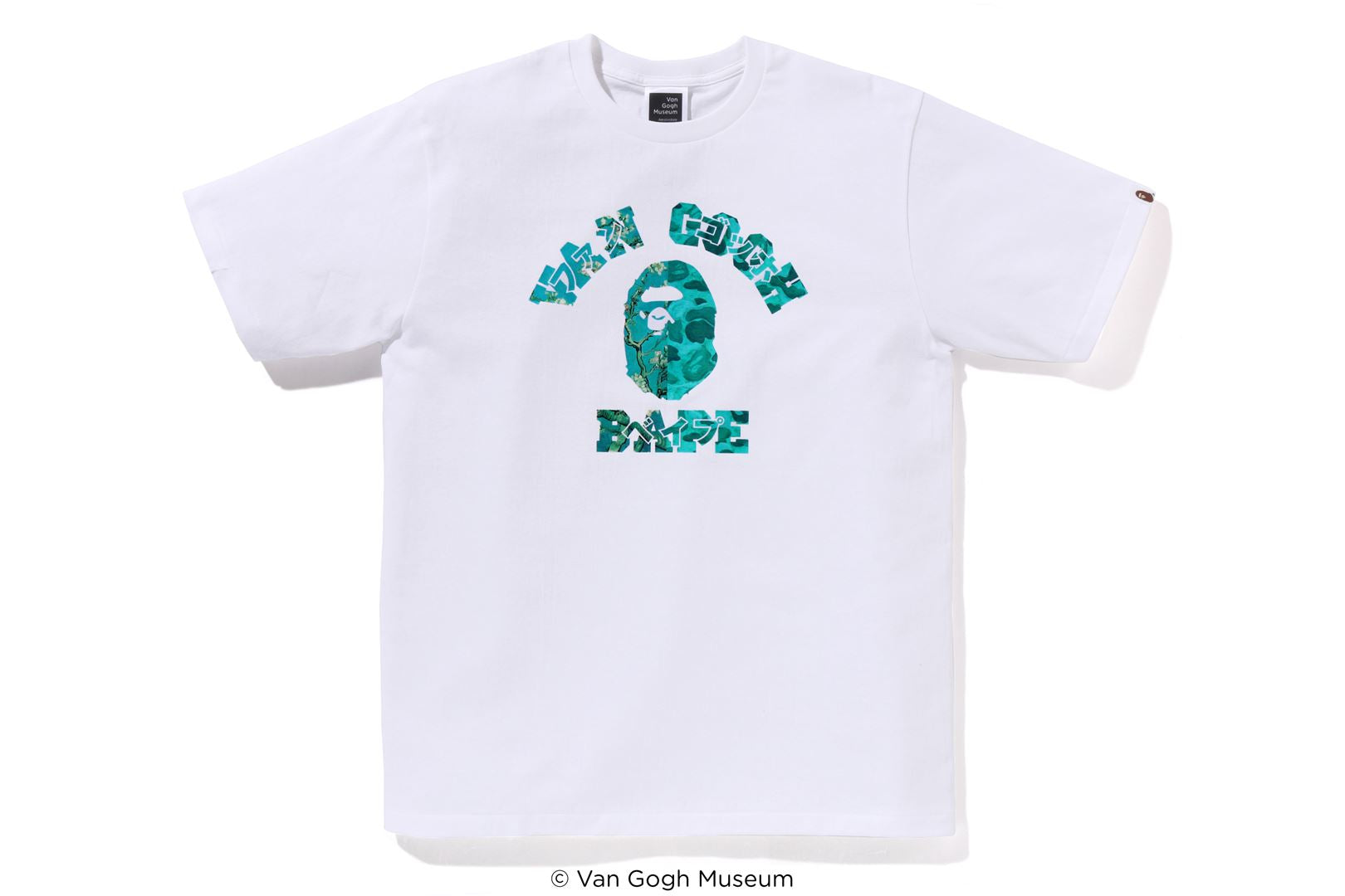 BAPE X VGM 】COLLEGE TEE | bape.com