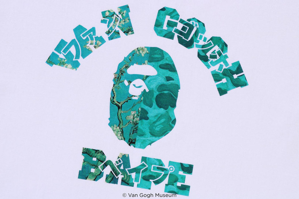BAPE X VGM 】COLLEGE TEE | bape.com