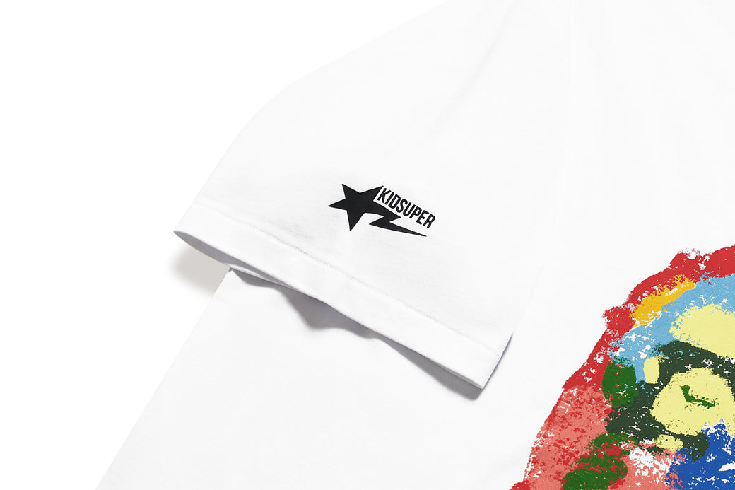 BAPE X KIDSUPER 】PAINTING APE HEAD TEE | bape.com