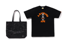 【 BAPE X PORTER STAND 】TEE & TOTE BAG SET