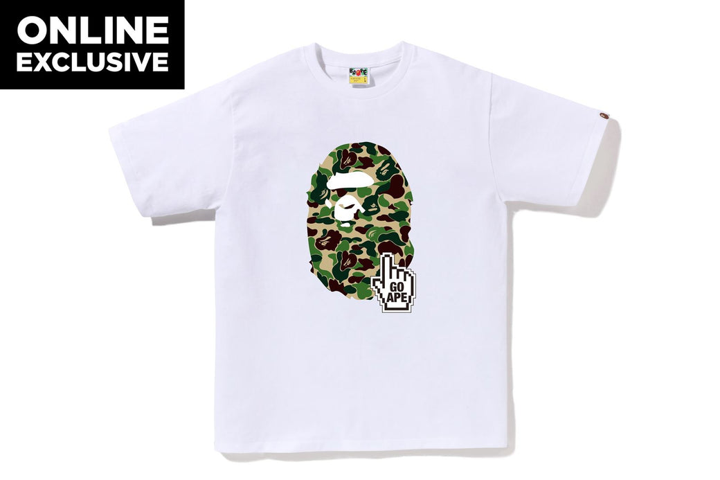 ★新作★ ABC CAMO GO APE POINTER APE HEAD TEE Tシャツ ABC CAMO GO APE POINTER APE HEAD TEE BAPEC | bape.com