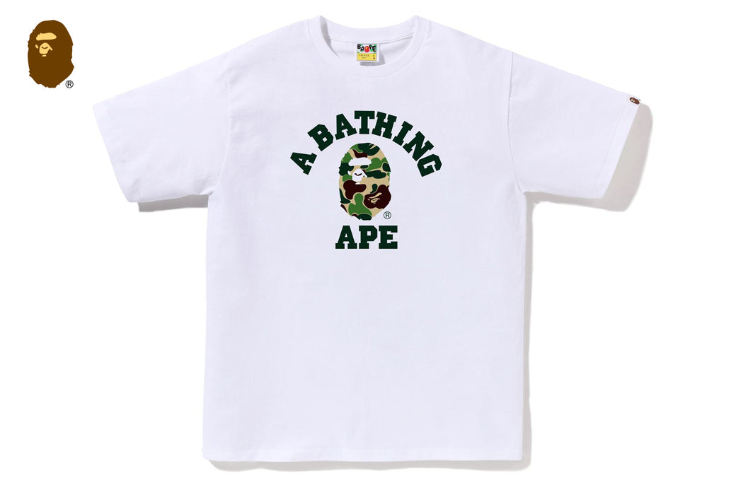 ABC CAMO COLLEGE TEE | bape.com