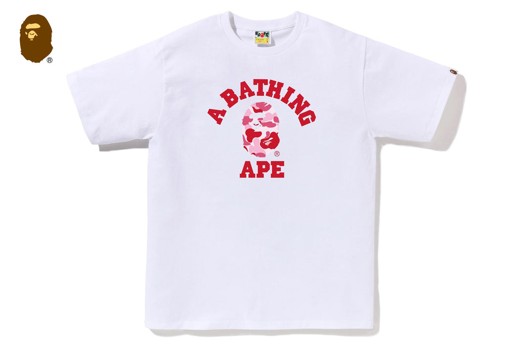 【A BATHING APE】 ABC CAMO COLLEGE TEE BKXGR 要在庫確認 ABC CAMO COLLEGE TEE | bape.com