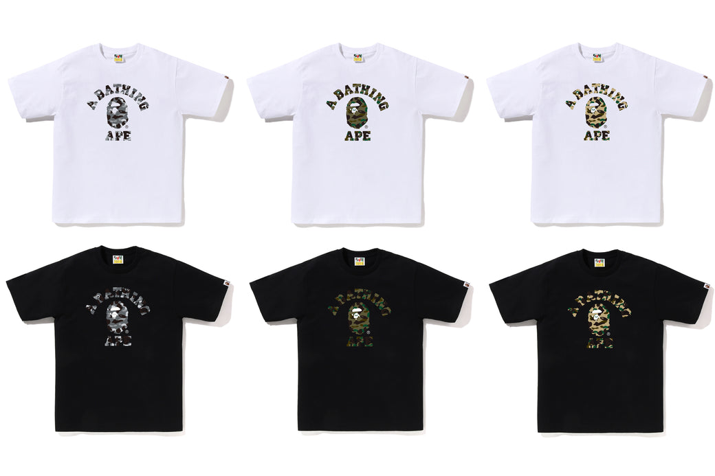 1ST CAMO COLLEGE TEE | bape.com