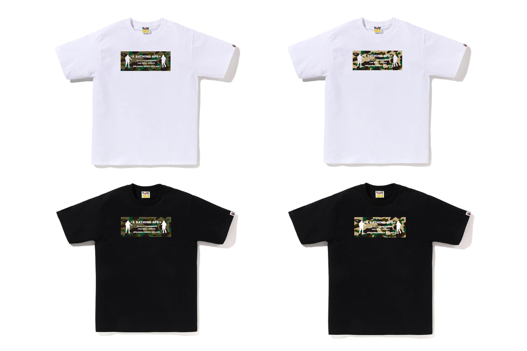 NEW【A BATHING APE】1ST CAMO ARMY NAME TEE 1ST CAMO ARMY NAME TEE | bape.com