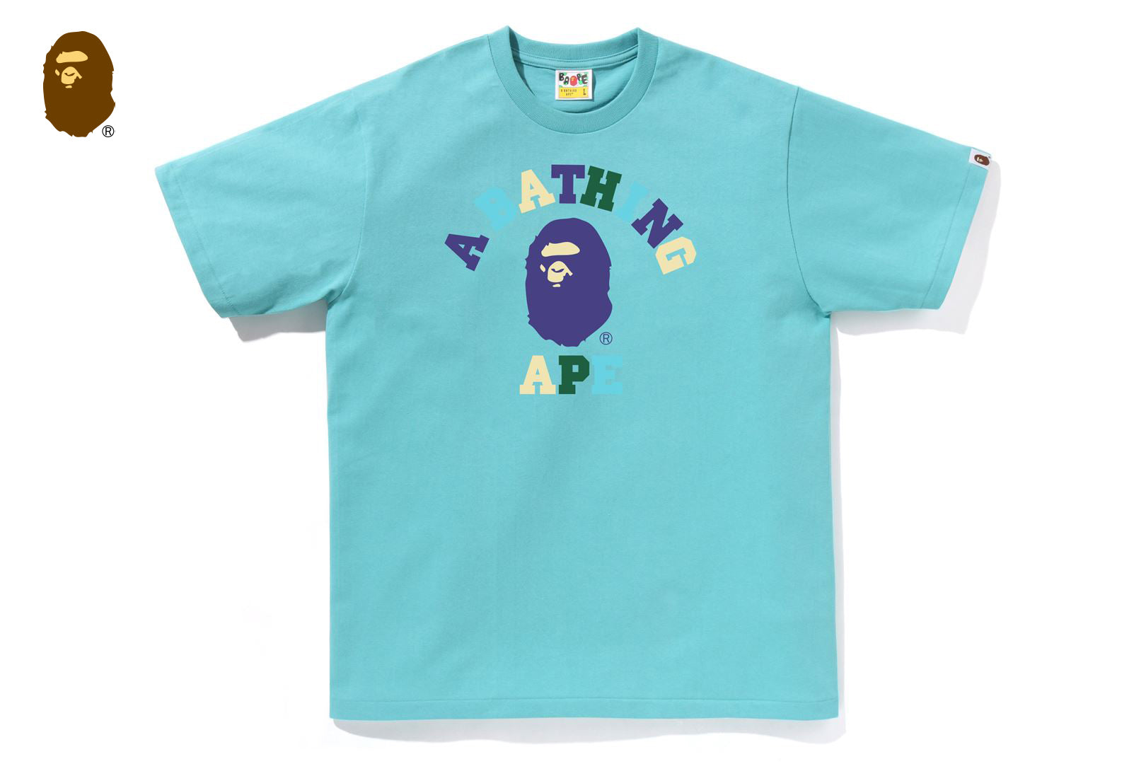 【A BATHING APE】4色展開 COLORS COLLEGE TEE 要在庫確認 A BATHING APE® College Tee | Bape official website – INT
