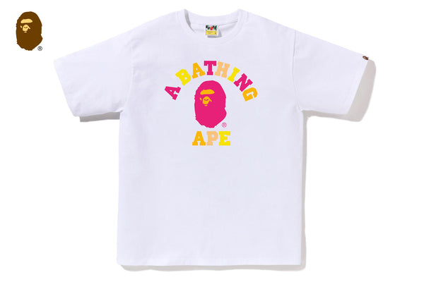 COLORS COLLEGE TEE | bape.com