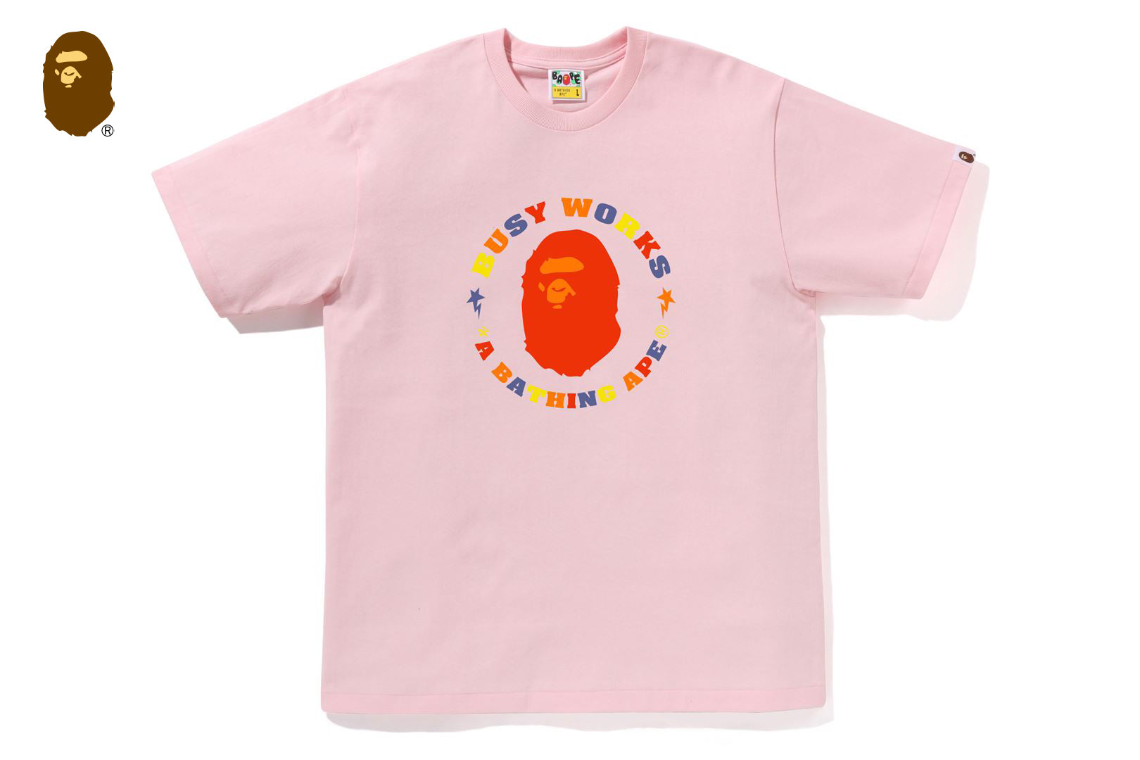 COLORS BUSY WORKS STA TEE | bape.com