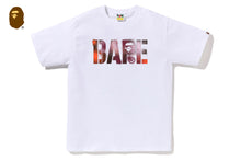 MAP CAMO STENCIL BAPE LOGO TEE