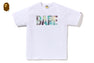 MAP CAMO STENCIL BAPE LOGO TEE