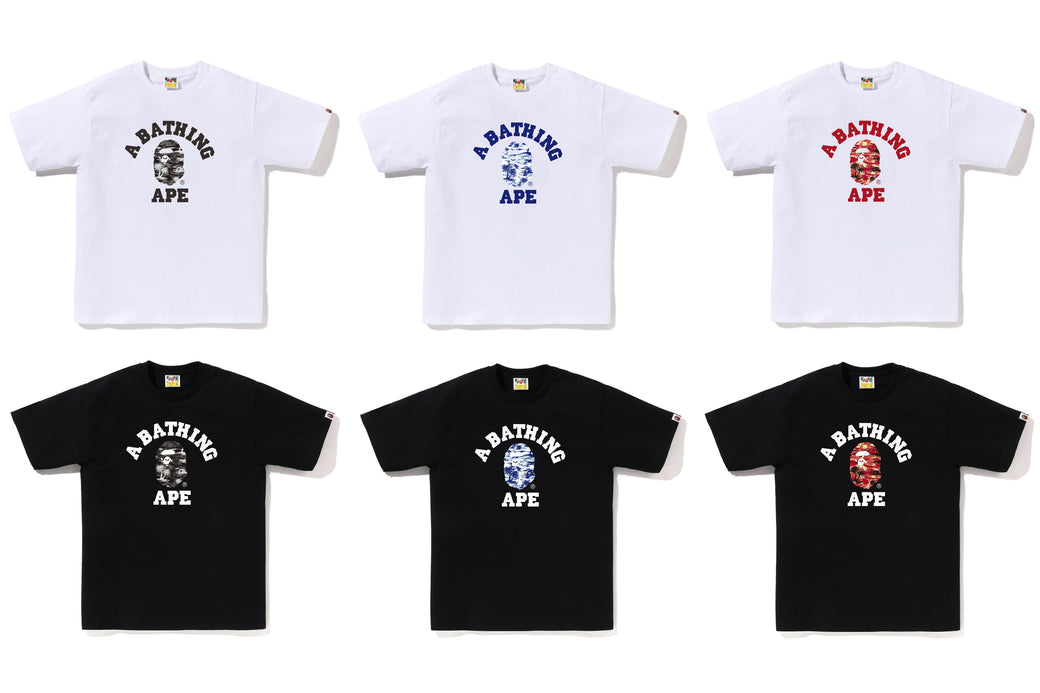 PALM TREE CAMO COLLEGE TEE | bape.com