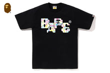 NEON CAMO 8BIT BAPE LOGO TEE