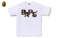 NEON CAMO 8BIT BAPE LOGO TEE