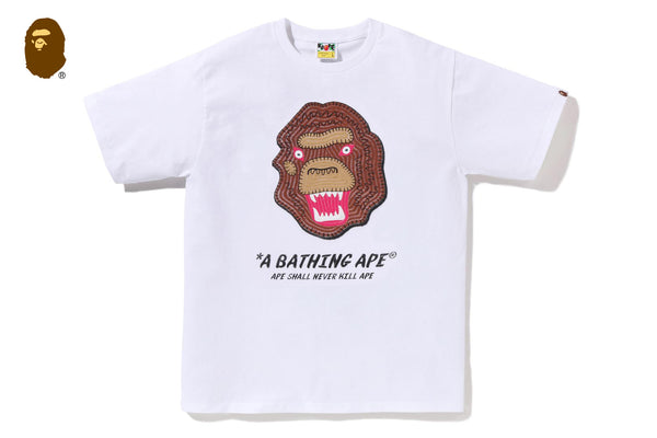 BAPE バックSupreme刺繍ロゴ ゴールデンベア製 BAPE バックSupreme刺繍ロゴ ゴールデンベア製