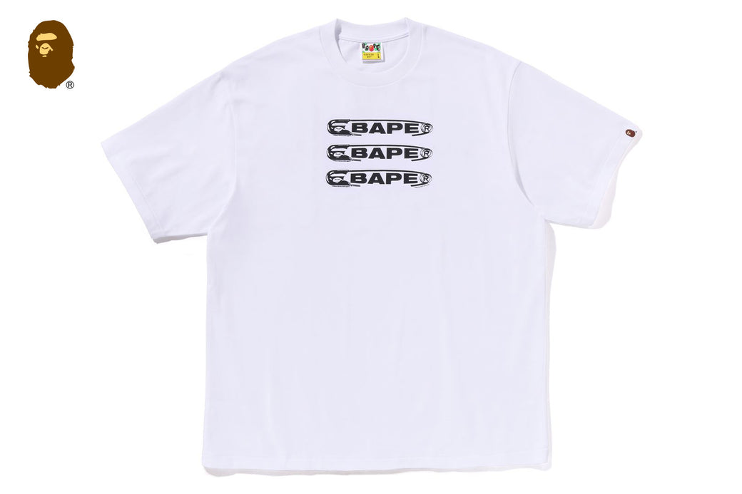 【A BATHING APE】2色展開 BAPE PIN LOGO RELAXED FIT TEE BAPE PIN LOGO RELAXED FIT TEE | bape.com