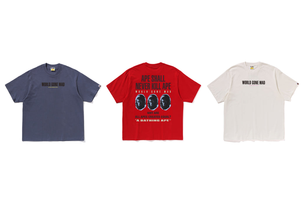 SLOGAN RELAXED FIT TEE | bape.com