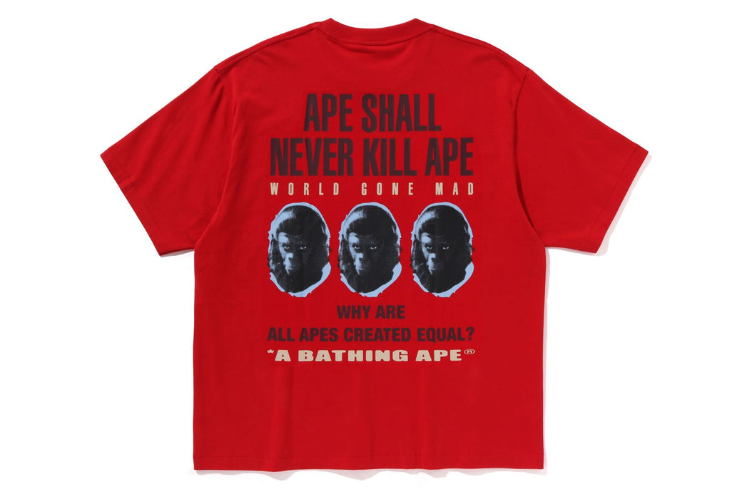 国内配送★A BATHING APE★SLOGAN RELAXED FIT TEE 3色 SLOGAN RELAXED FIT TEE | bape.com