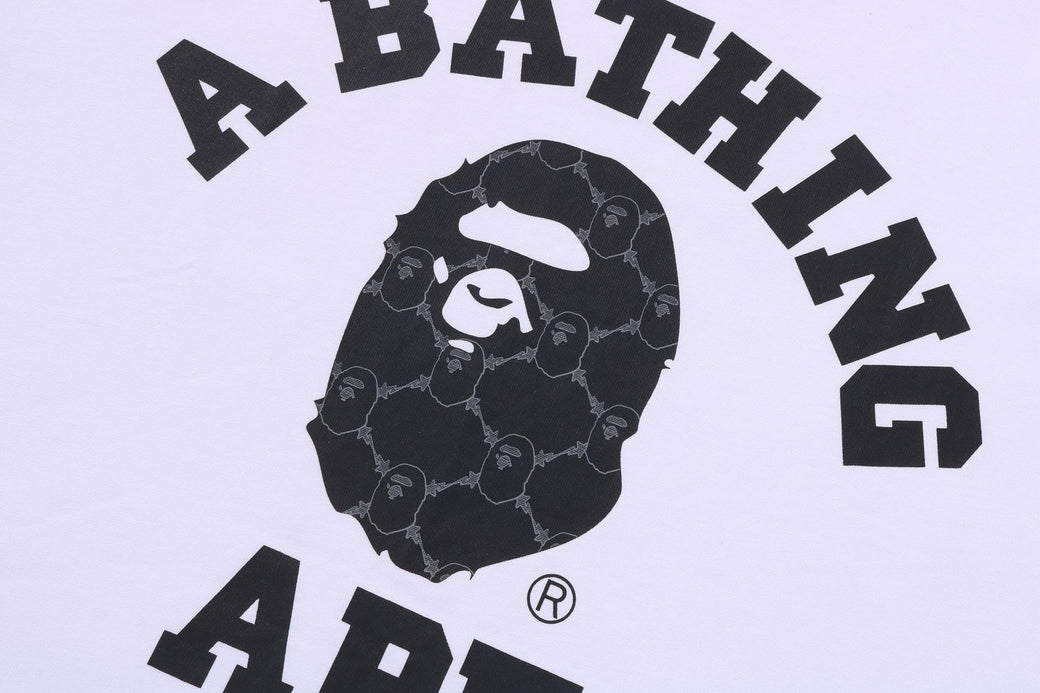 COLLEGE MONOGRAM COLLEGE RELAXED FIT TEE | bape.com
