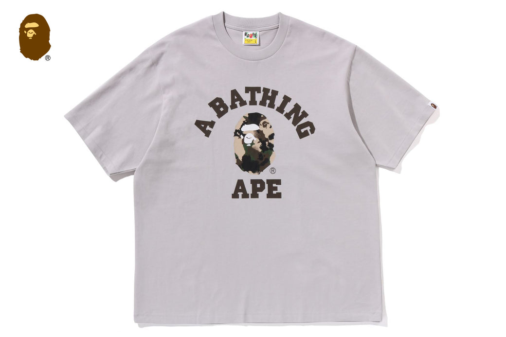 【A BATHING APE】MAP CAMO COLLEGE RELAXED FIT TEE MAP CAMO COLLEGE RELAXED FIT TEE | bape.com