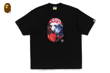 PHOTO PRINT APE HEAD RELAXED FIT TEE