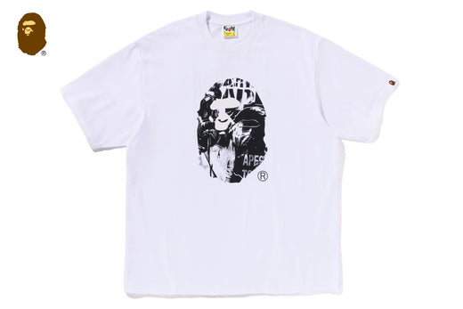 PHOTO PRINT APE HEAD RELAXED FIT TEE