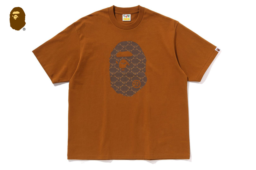COLLEGE MONOGRAM APE HEAD RELAXED FIT TEE | bape.com