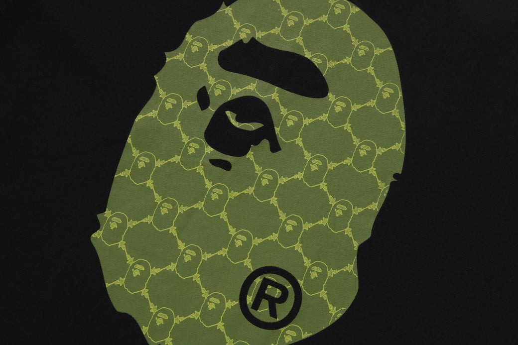 【A BATHING APE】新作☆COLLEGE MONOGRAM APE HEAD RELAXED TEE COLLEGE MONOGRAM APE HEAD RELAXED FIT TEE | bape.com