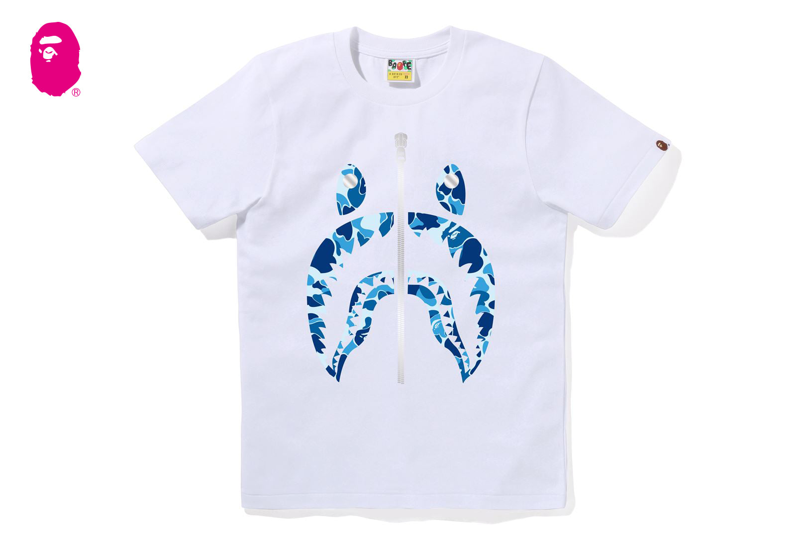 ABC CAMO SHARK TEE | bape.com