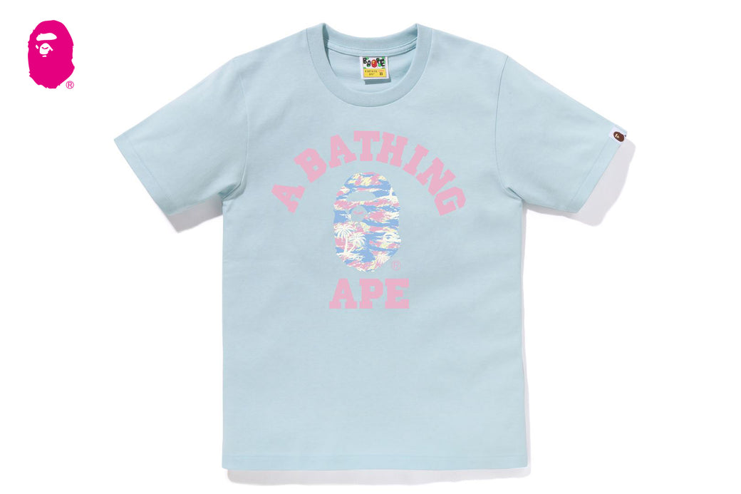 トップス A BATHING APE PALM TREE CAMO COLLEGE T BAPE MENS PALM TREE CAMO COLLEGE TEE – us.bape.com