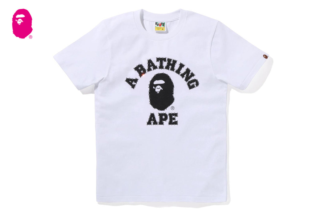 CRYSTAL STONE COLLEGE TEE | bape.com