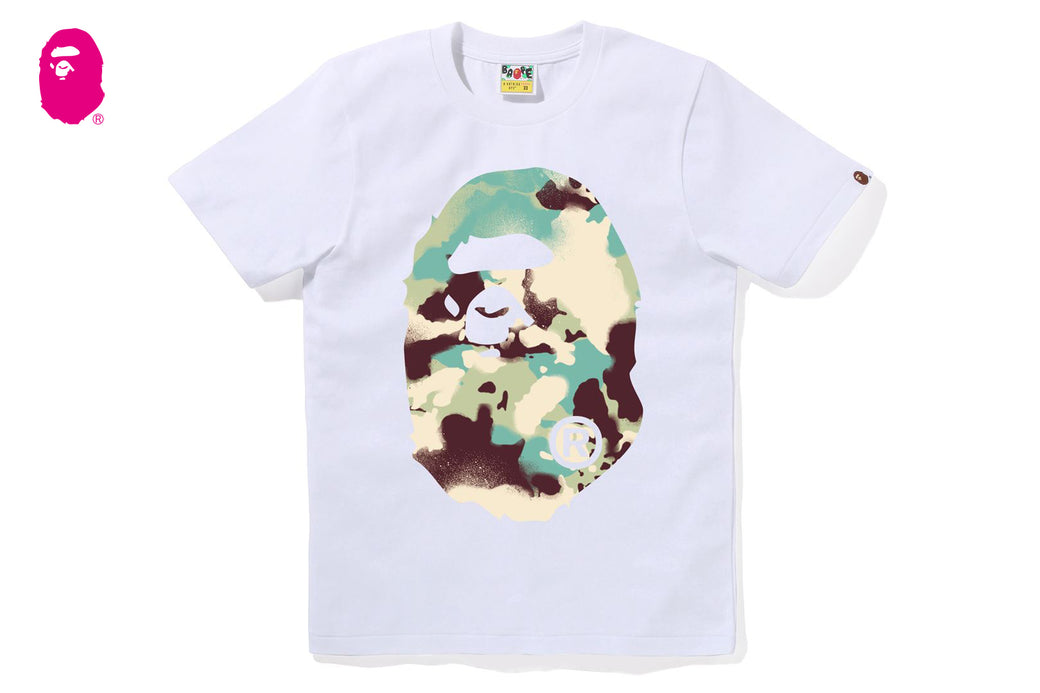 MAP CAMO BIG APE HEAD TEE | bape.com